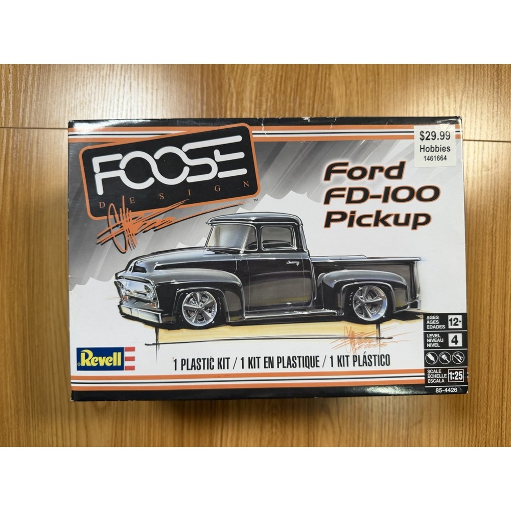 Revell Foose Ford FD-100 Pickup 1:25 Model Kit 85-4426 - Partially Started